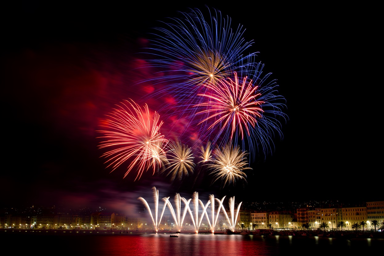 Feu d'artifice de Nice