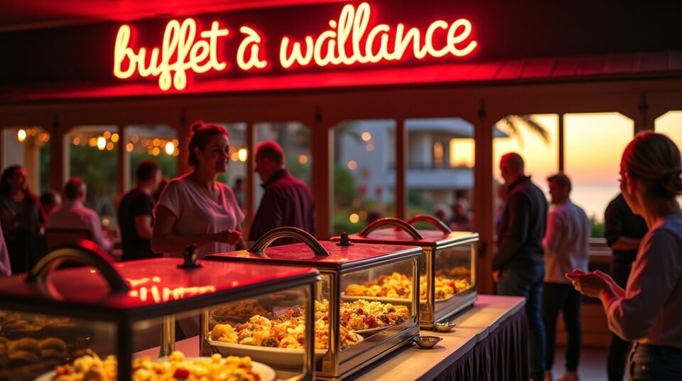 Restaurant luxueux à Nice offrant des buffets à volonté