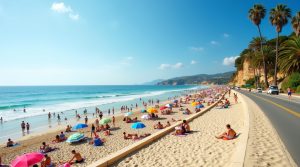 Plage Landsberg à Saint-Laurent-du-Var : Détente assurée