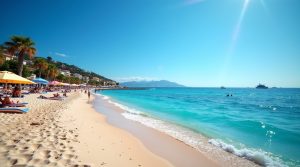 Plage de Juan-les-Pins à Antibes : un coin de paradis