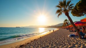 Plage de Ponteil Est à Antibes : Évasion ensoleillée