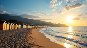 Plage des Cabines à Mandelieu : Détente et Évasion