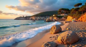 Plage des Rochers Ouest à Mandelieu : votre échappée belle