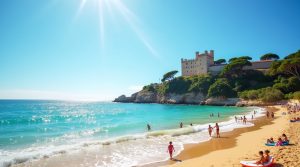 Plage du Château à Mandelieu : votre évasion idéale