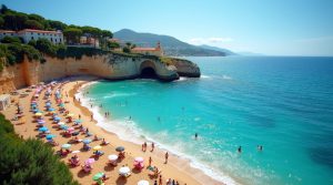 Plage du Fort Carré Est à Antibes : un coin de paradis