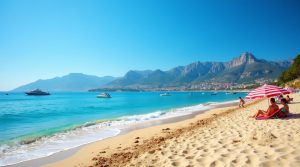 Plage du Fort Carré à Antibes : Évasion et Détente