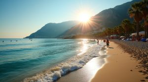 Plage du Fossan Est à Menton : Détente et Beauté Inégalées