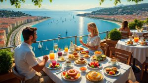 Top 5 des adresses pour bruncher avec vue à Nice