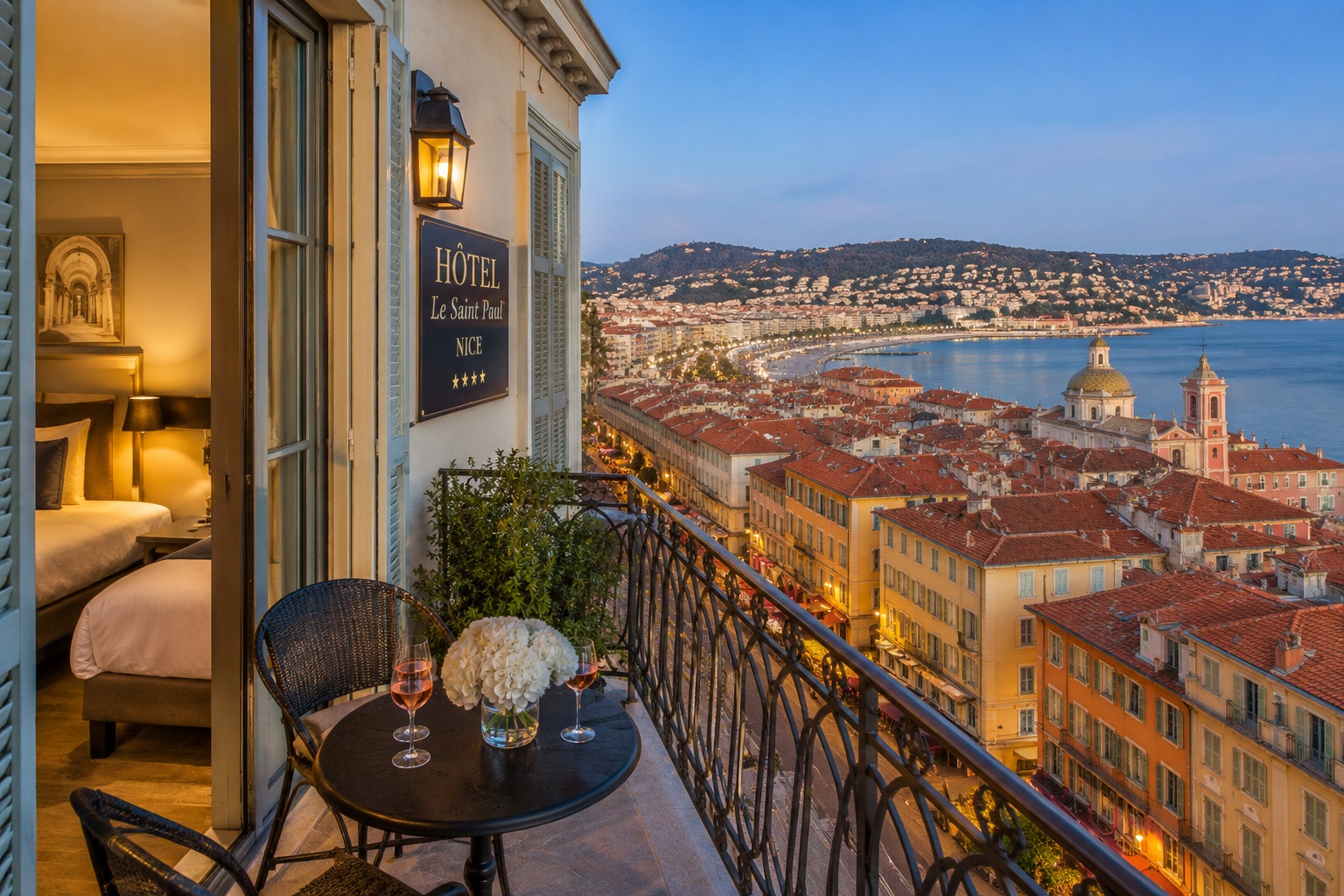 Hôtel à Nice près du Vieux Nice sur la Côte d'Azur