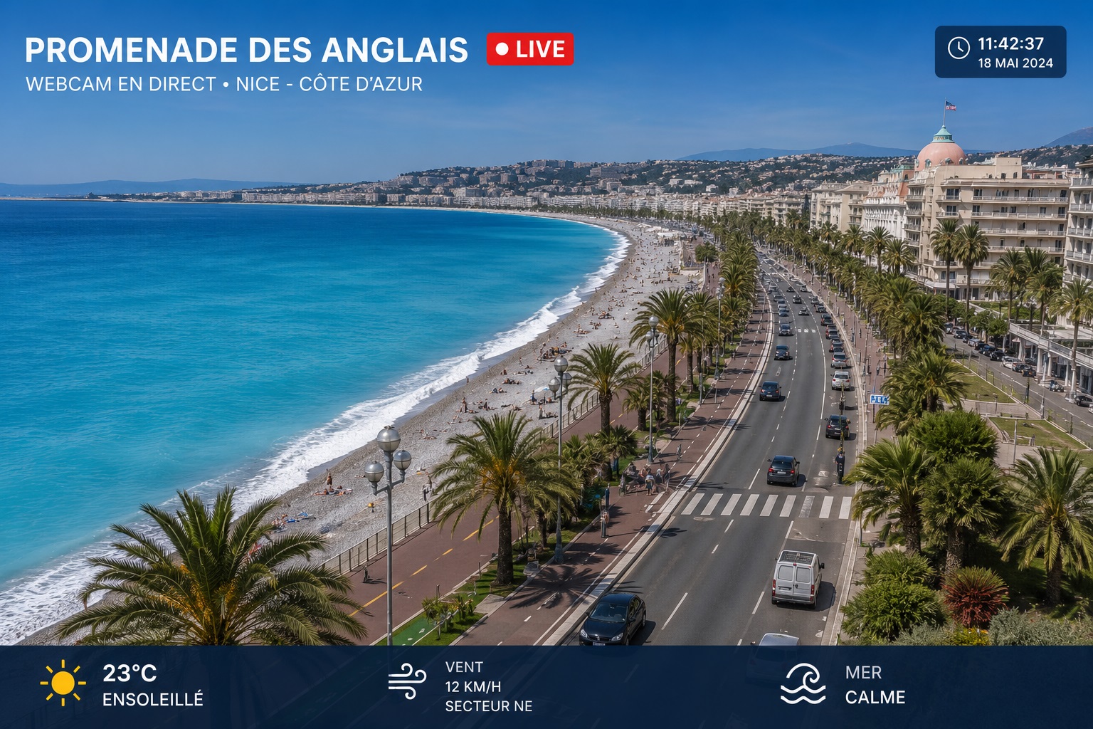 Webcam Promenade des Anglais 
