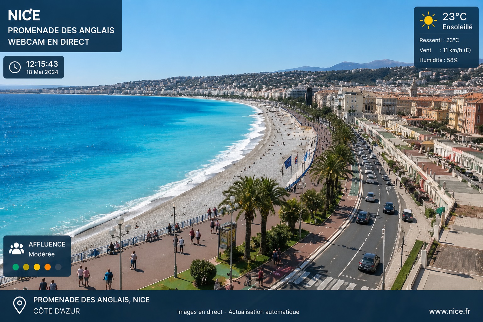 Webcam Promenade des Anglais 